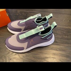 Nike Kids Purple and Mint Shoes